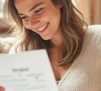 femme lisant une facture
